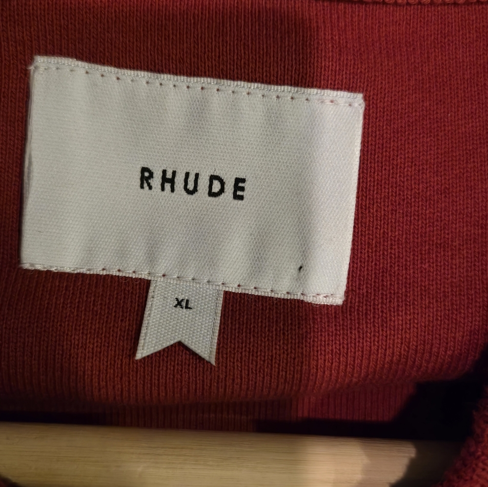 Rhude Red Varsity Jacket - image 2